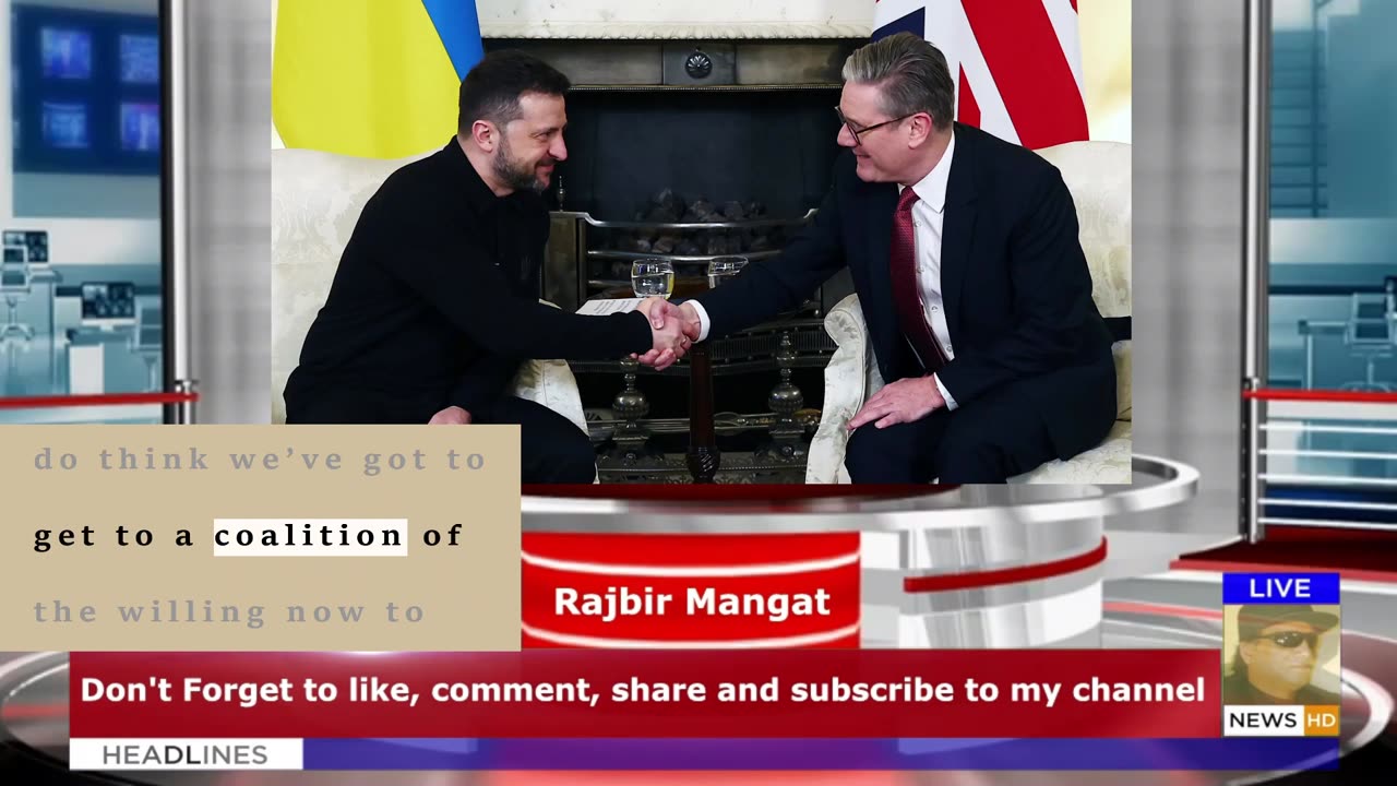 Starmer Calls For 'Coalition Of The Willing' To End War As He Unveils Fresh Ukraine Peace Plan