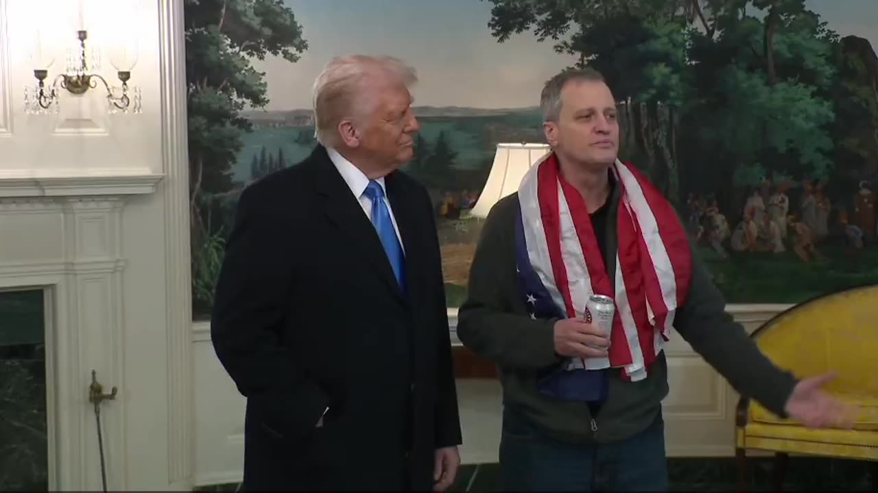 "President Trump is a hero" - Russian hostage Marc Fogel speaks with President Trump at White House