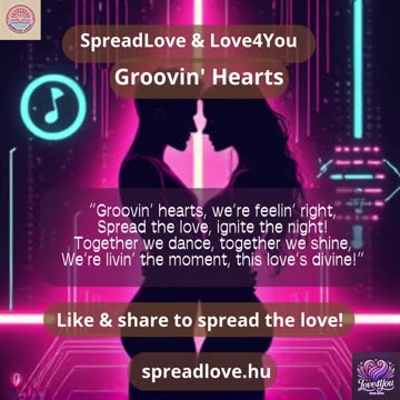 🔥 Groovin' Hearts – Playful, vibrant, and full of energy