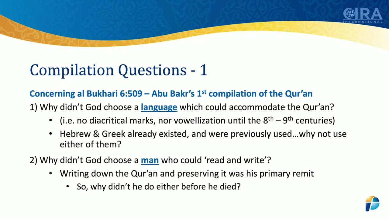 10 Questions the Standard Islamic Narrative Can’t Answer! - Creating the Qur'an wit