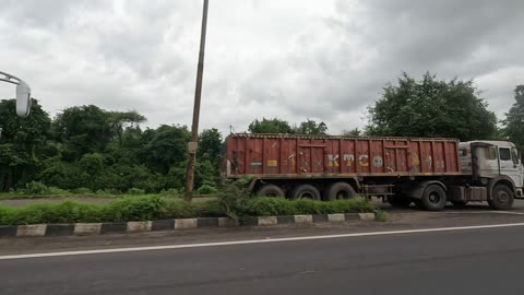 Small view of express from Mumbai Nasik highway