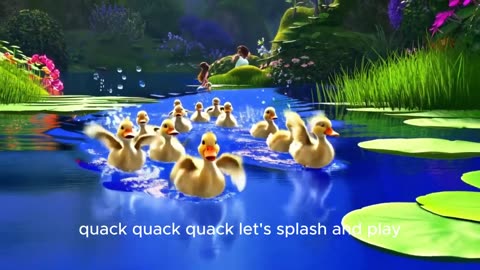 🐥 Quack, Quack Ducklings! _ Fun Animal Song for Kids _ Toddlers 🎶