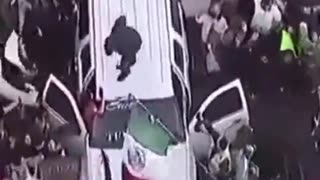 Large protest in National City, CA with hundreds of people waving Mexican flags turns violent