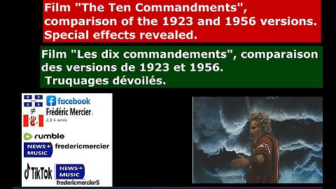 (Fra _ Eng) Update: "THE TEN COMMANDMENTS" _ Special effects 1923 vs 1956