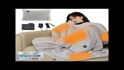 ZonLi Z-Hug Portable Heated Blanket Heated Blanket Battery Operated Cordless Heated Review