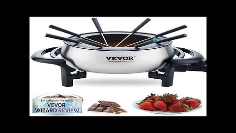 VEVOR Electric Fondue Pot Set for Cheese & Chocolate 3 Quart Chocolate Review