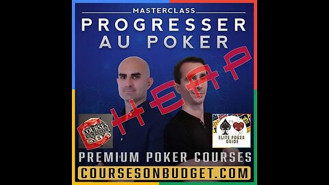 Kill Tilt - Progresser au Poker - Masterclass MTT