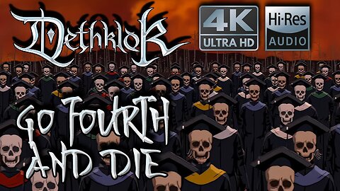 Dethklok - Go Forth and Die - 4K HD - Official Video + Including Skit - AI Upscale - Metalocalypse