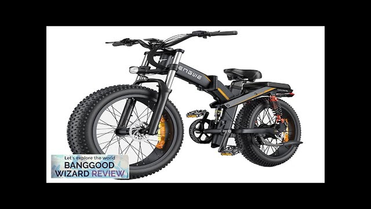 USA DIRECT ENGWE X24 19.2Ah+10Ah Dual Batteries 1000W Folding Electric Bike 24*4.0 Review