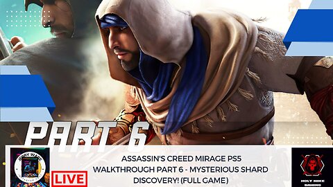 Assassin's Creed Mirage PS5 Walkthrough Part 6 - Mysterious Shard Discovery! (FULL GAME)