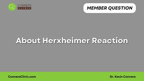 About Herxheimer Reaction