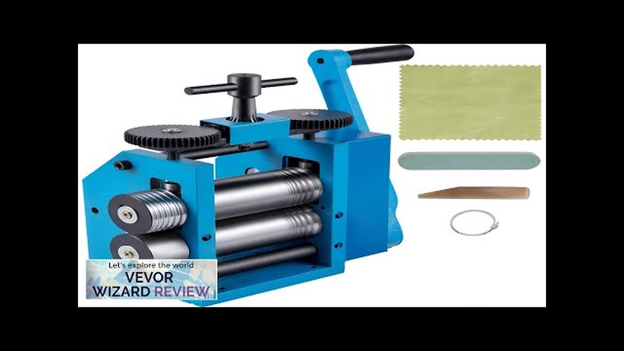 VEVOR Rolling Mills 3"/76mm Jewelry Rolling Mill Machine Gear Ratio 1:2.5 Wire Review