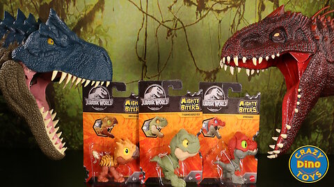 New Jurassic World 3 Mighty Little Biters unboxed Chaos Theory Dinosaur Toys 2025 @target @netflix