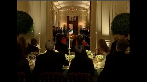 WATCH: President Trump Participates in the Governors Association Dinner