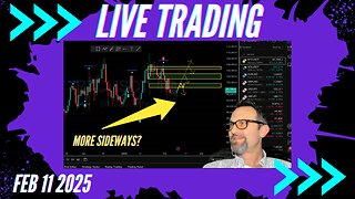 $Bitcoin More Sideways? Live Trading 2/7/2025 $Bitcoin, $Forex, $Stocks, $Gold $Silver