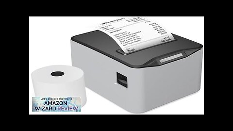 Bisofice Thermal Receipt Printer 80mm Desktop Direct Thermal Printing USB+LAN Connection Review