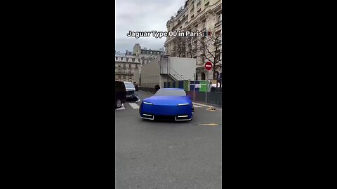 Jaguar Type 00 Unveiled 🚗✨: A Futuristic Concept in the Heart of Paris 🇫🇷