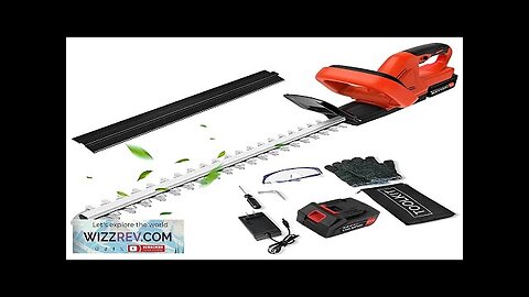 Cordless Hedge Trimmer 22 inch 21V 500W Hedge Trimmer with Dual Action Review