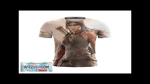 Tomb Raider Gorgeous Lara Croft Intense Fierce Eyes T-Shirt Review