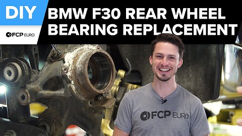 BMW 328i Rear Wheel Bearing Replacement (2012-2018 BMW F30, F31 328i, 330i, 335i, 340i)