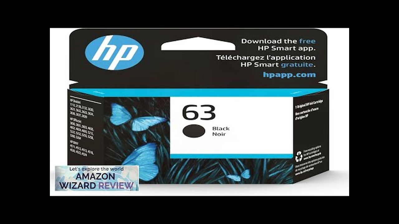 HP 63 Black Ink Cartridge Works with HP DeskJet 1112 2130 Review