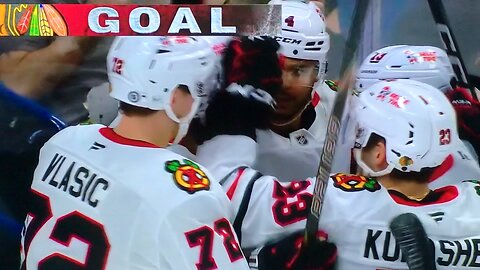 Blackhawks D #3 Seth Jones 🥅(3)🏒Wrist-Shot Goal