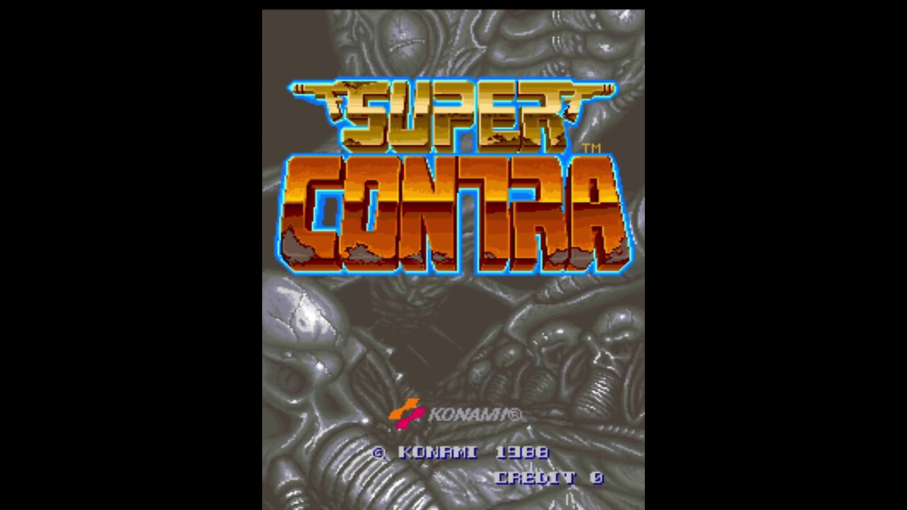 Super Contra Arcade Game, Konami 1988, Longplay