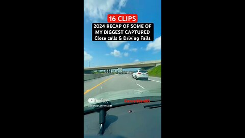 2024 #DrivingFails RECAP! #CM88DDISee #CloseCalls #Ontario #Highway417 #Highway401 #DashCam #Ottawa