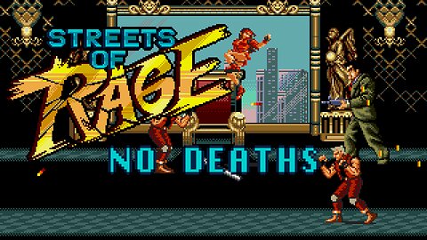 Streets of Rage (Sega Genesis) Blaze Longplay - 1 Life (1440p 60fps)