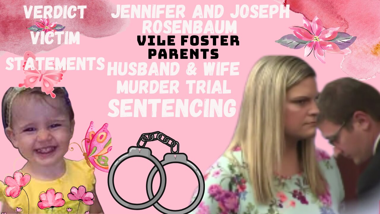 **VERDICT-VICTIM STATEMENTS-SENTENCING** Murder Trial Jennifer/Joseph Rosenbaum