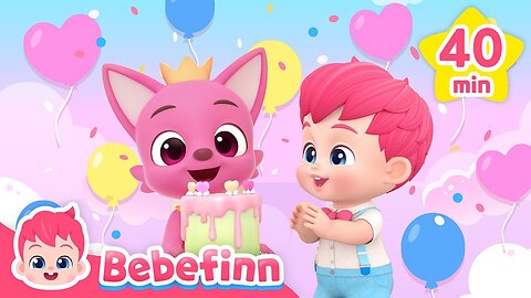 Happy Birthday Pinkfong | Bebefinn Birthday Songs and More Nursey Rhymes Compilation