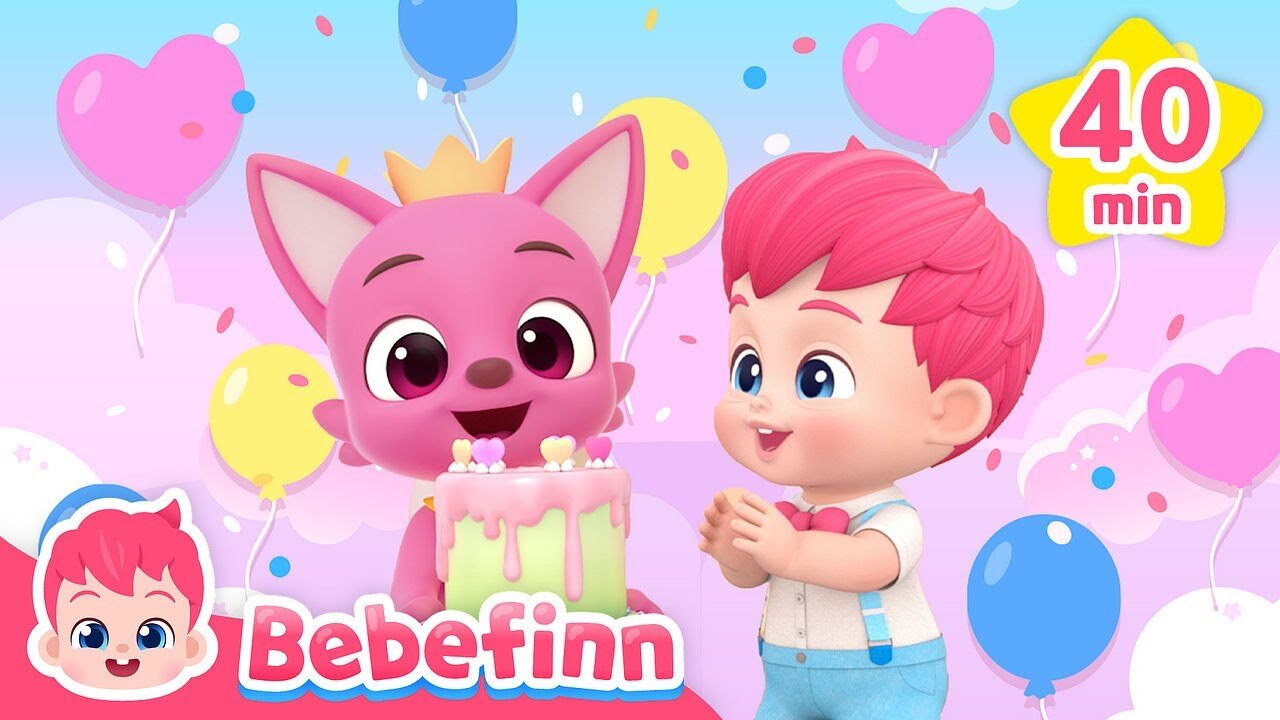 Happy Birthday Pinkfong | Bebefinn Birthday Songs and More Nursey Rhymes Compilation