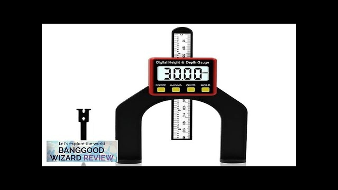 Digital Depth Gauge LCD Height Gauges Calipers With Magnetic Feet For Router Review