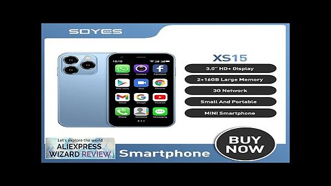 SOYES XS15 Ultra-thin 3.0Inch Small Phone 2GB+16GB Android 8.1 Dual SIM Standby Review