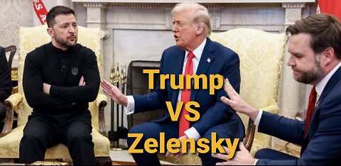 Trump VS Zelensky, Intense Oval Office Meltdown Showdown