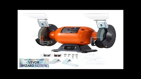 VEVOR Bench Grinder 6 inch Single Speed Bench Grinder with 2.1A Brushless Review