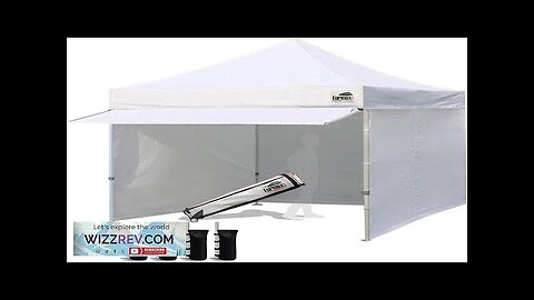 Eurmax USA 10 x 10 Pop up Canopy Commercial Tent Outdoor Party Review