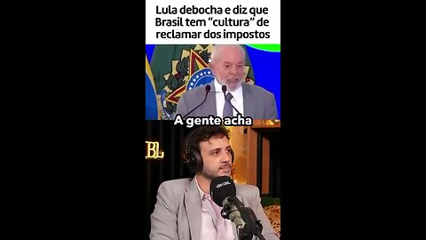 E o Lula sempre debochando do povo.