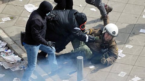 LIVE: Youths hurl rocks, petrol bombs at police at Athens rail disaster protest