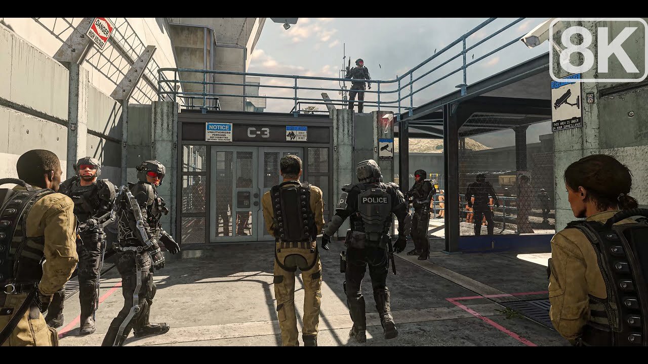 Baghdad Outskirts 2061|The Atlas Prison Camp|Call of Duty Advanced Warfare - 8K