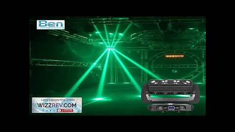 Moving Head Beam Laser Light Stage Lighting Laser Effect Light 16pcs DMX512 Review