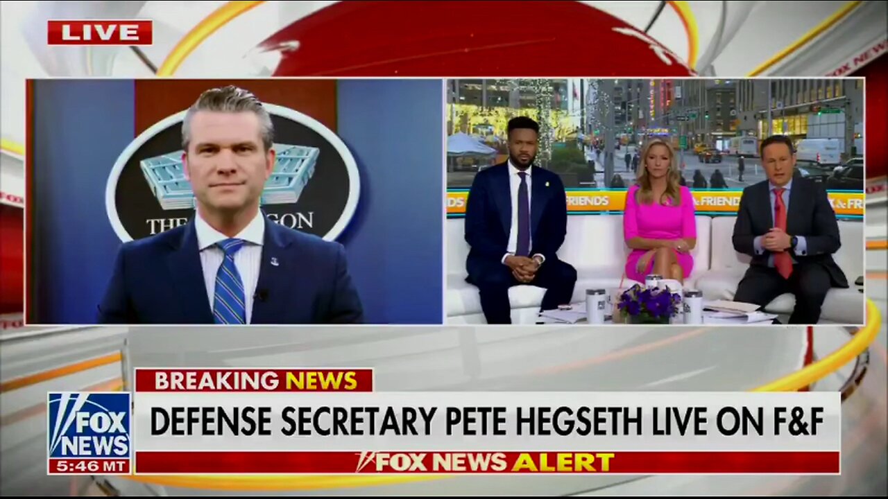 Secretary of Defense Hegseth says that all options are on the table to go after the cartels