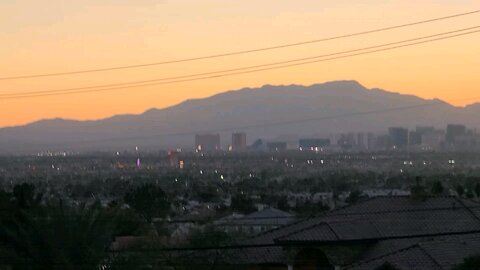 Did you see tonight's Las Vegas sunset? Check this out! 01.22.2025 #follow #lasvegas #avn #explore