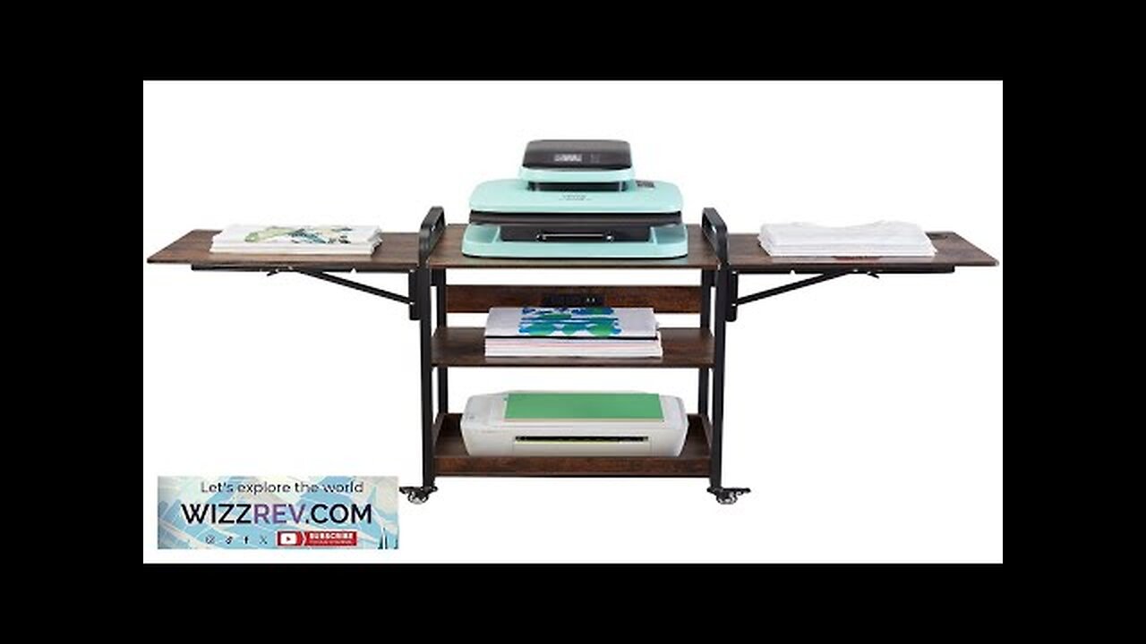 VEVOR Heat Press Table with Charging Station 3 Tier Movable Heat Press Review