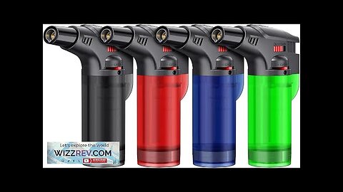 Torch Lighter Butane Lighter Windproof Butane Refillable Torch Flame Lighter Multi Review