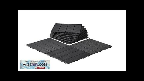 VEVOR Interlocking Deck Tiles 10 Pack 12"x12" Plastic for Porch Dark Grey Review