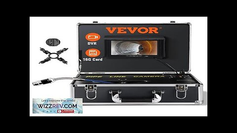 VEVOR Sewer Camera Pipe Inspection Camera 165ft Drain Camera with 7-inch Screen Review