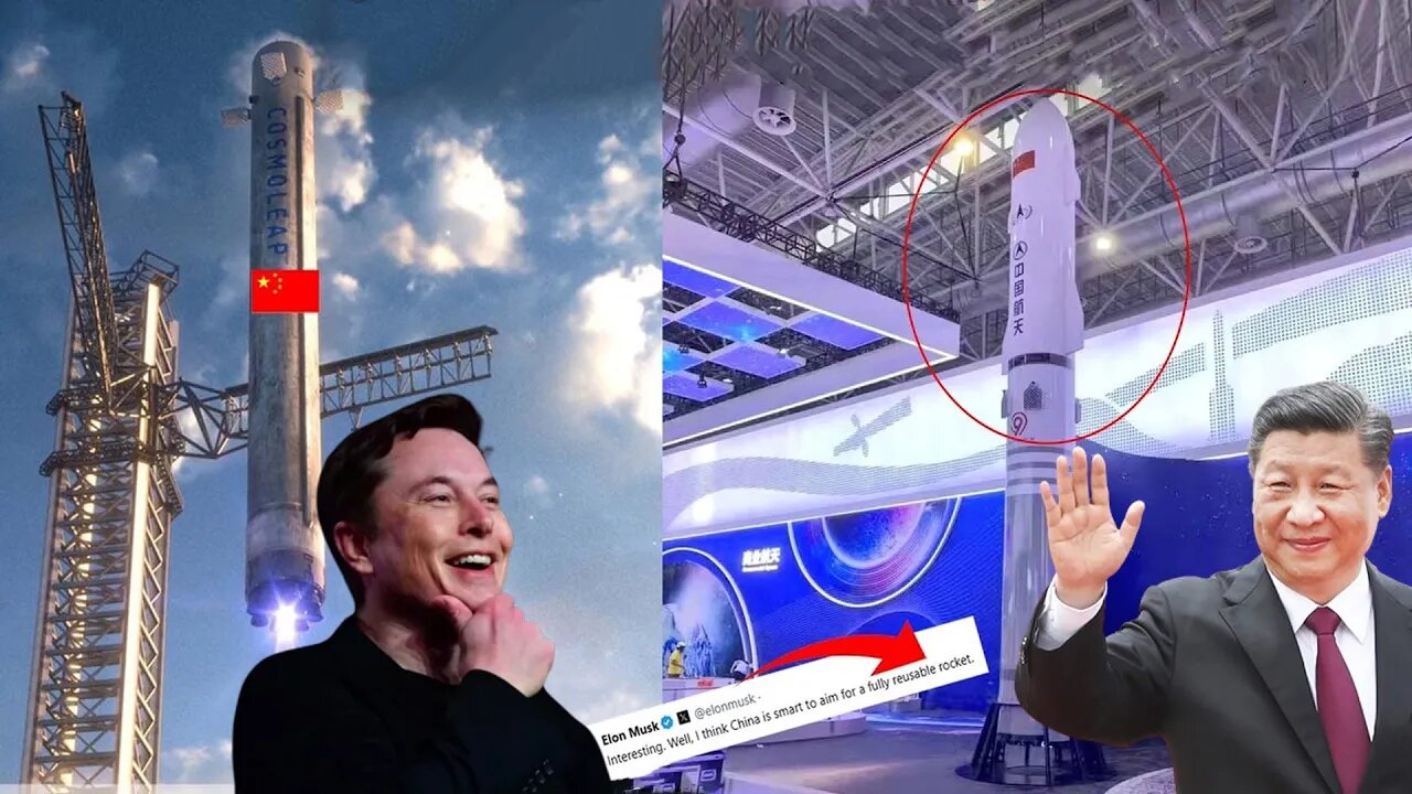 New Updates! : Elon Musk Reacts Officially as China Reveals Its Own SpaceX Competitor.