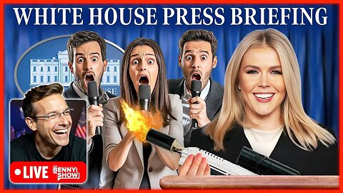 🚨 White House Press Briefing LIVE Right Now_ Karoline Leavitt vs. Fake News as Deep State in PANIC