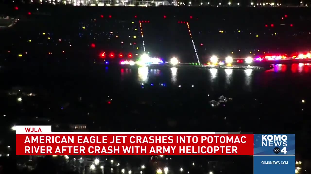 Passenger jet with 64 aboard collides with Army helicopter